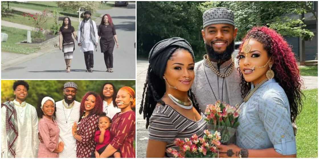 Man who married two beautiful wives lament that people accuse him of brainwashing the ladies Man who married two beautiful wives lament that people accuse him of brainwashing the ladies