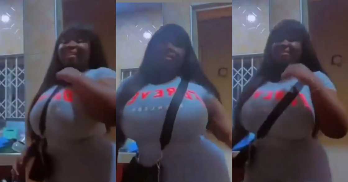 Thick is bae - Maame Serwaa says as she drops new video of herself; fans shout Thick is bae - Maame Serwaa says as she drops new video of herself; fans shout
