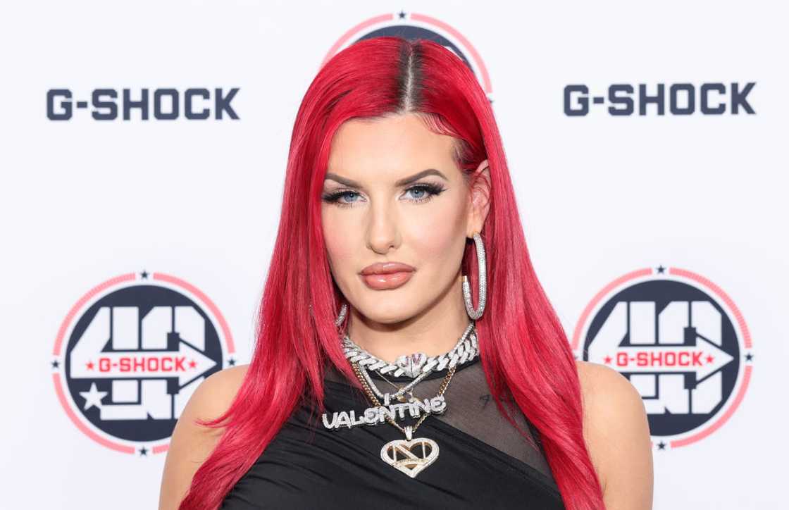 Justina Valentine poses at the G-SHOCK 40th Anniversary Celebration event.
