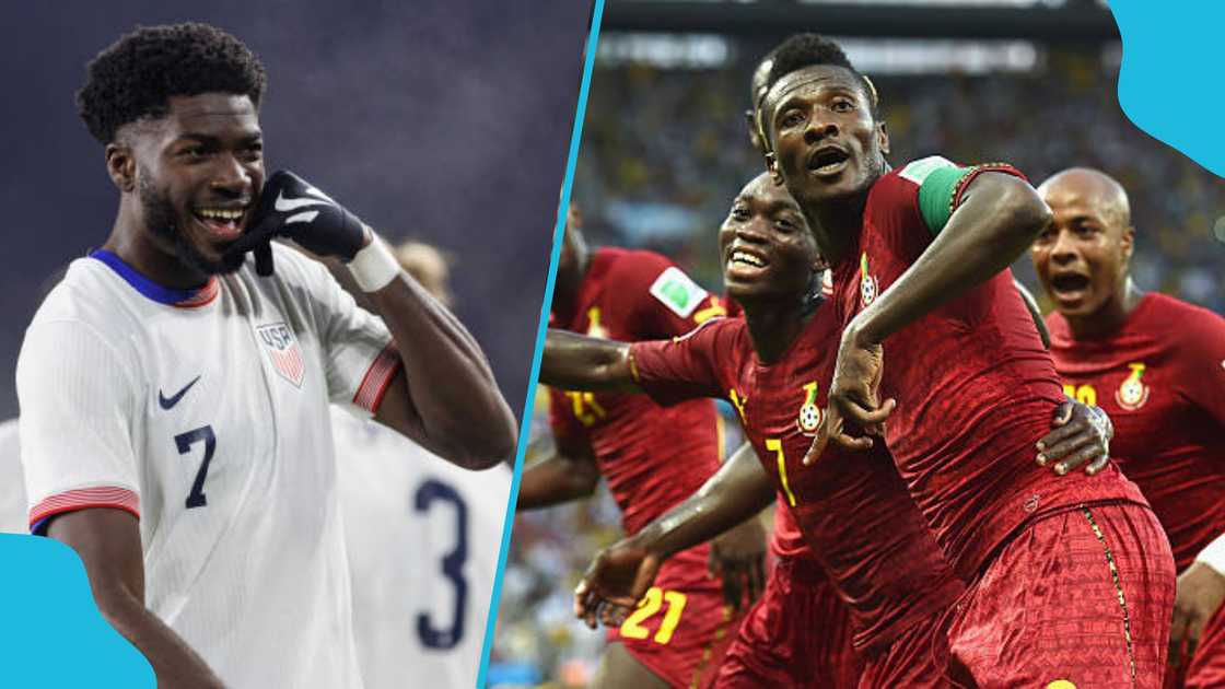 Patrick Agyemang shares admiration for Asamoah Gyan. Patrick Agyemang shares admiration for Asamoah Gyan.