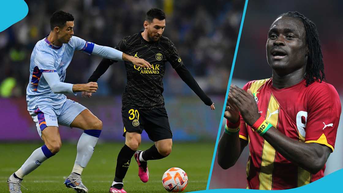 Cristiano Ronaldo, Lionel Messi, GOAT debate, Derek Boateng, Black Stars, Getafe, Eibar, football rivalry, Messi vs Ronaldo. Cristiano Ronaldo, Lionel Messi, GOAT debate, Derek Boateng, Black Stars, Getafe, Eibar, football rivalry, Messi vs Ronaldo.