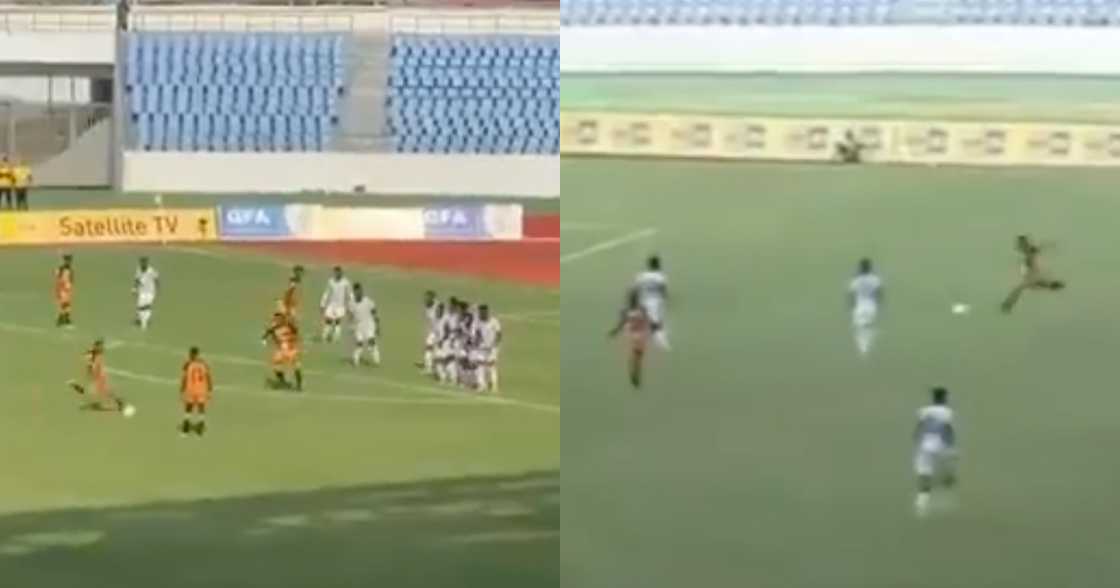 Eric Esso & Amos Nkrumah score stunners in Ashantigold's win over Berekum Chelsea Eric Esso & Amos Nkrumah score stunners in Ashantigold's win over Berekum Chelsea