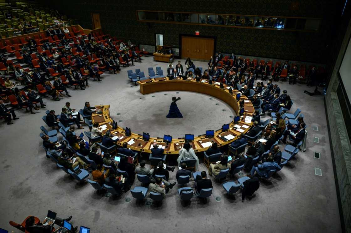 The United Nations Security Council is seen at the UN headquarters in New York in September 2022 The United Nations Security Council is seen at the UN headquarters in New York in September 2022