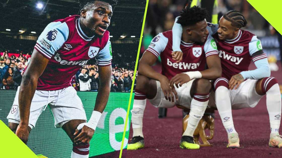 Mohammed Kudus scores for West Ham. Mohammed Kudus scores for West Ham.