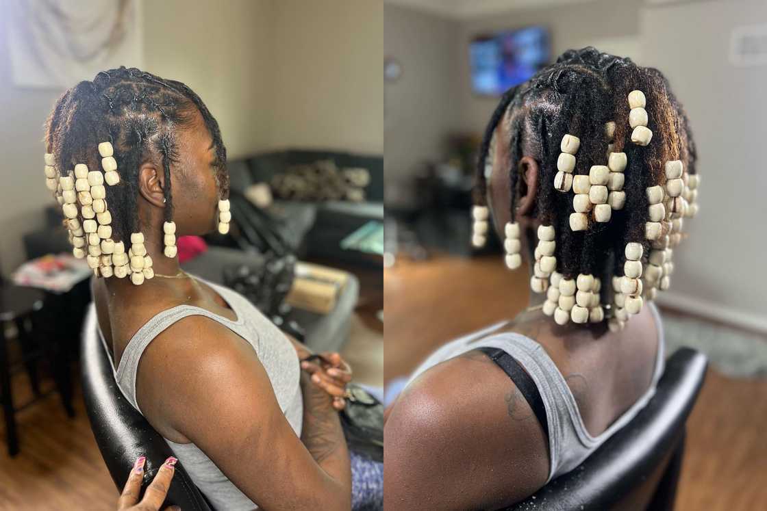 short loc styles for females short loc styles for females