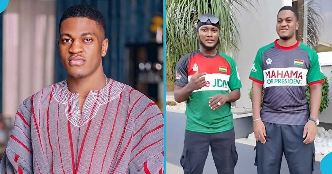 Sharaf Mahama, President of Ghana, John Dramani Mahama, TikTok star, Robest GH. Sharaf Mahama, President of Ghana, John Dramani Mahama, TikTok star, Robest GH.