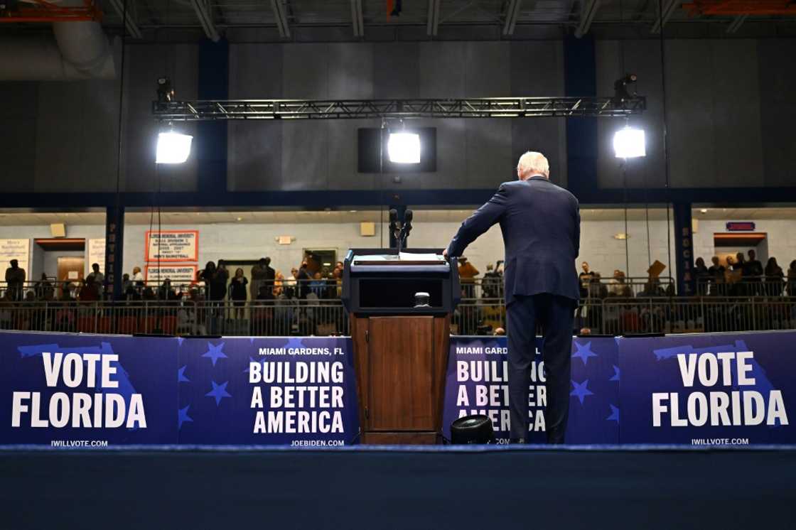 President Joe Biden speaks at a rally in Florida on November 1, 2022 President Joe Biden speaks at a rally in Florida on November 1, 2022