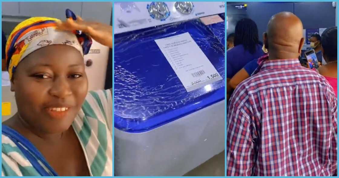 Photo of a Ghanaian lady and some individuals at an outlet Photo of a Ghanaian lady and some individuals at an outlet