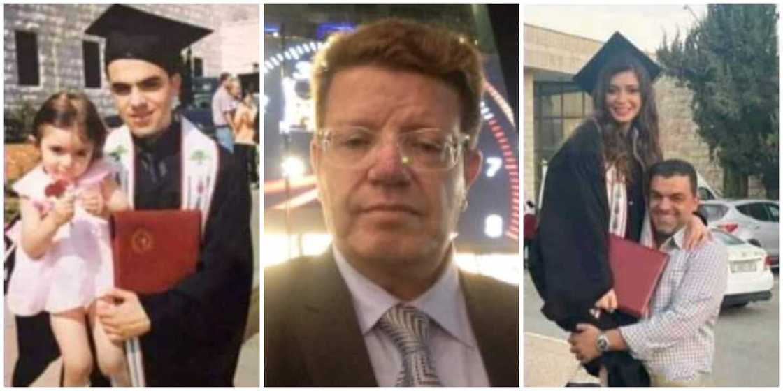 Mixed reactions as man recreates graduation photo with daughter as he celebrates her finishing school Mixed reactions as man recreates graduation photo with daughter as he celebrates her finishing school