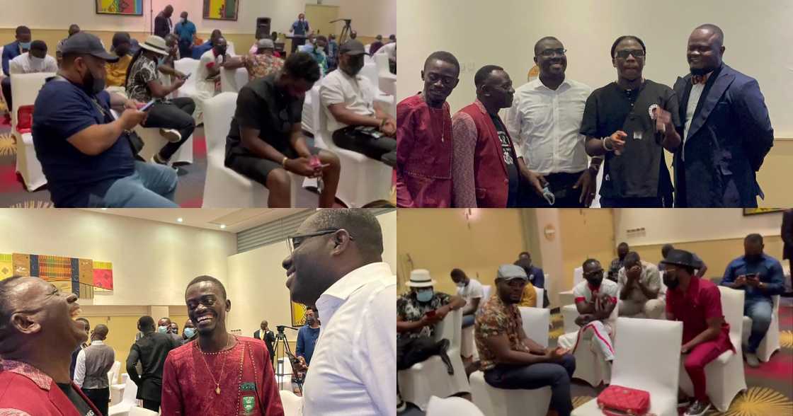 Sammy Awuku with Lil Win, Akrobeto and Samini Sammy Awuku with Lil Win, Akrobeto and Samini