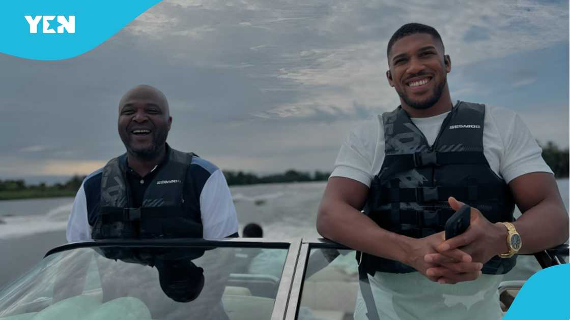 Anthony Joshua, Ibrahim Mahama, Sharaf Mahama, Battle of the Beasts Anthony Joshua, Ibrahim Mahama, Sharaf Mahama, Battle of the Beasts