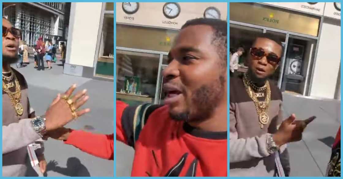 Twene Jonas confronted in US Twene Jonas confronted in US