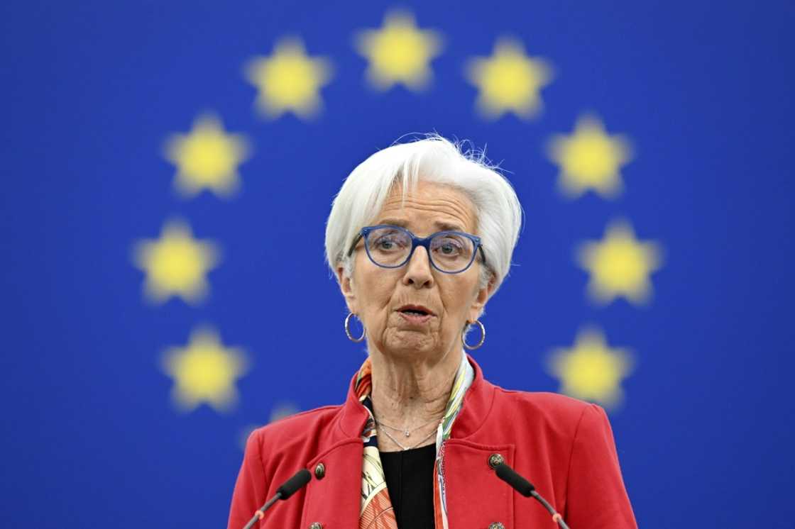 ECB chief Christine Lagarde has said the bank's determination to return inflation to its two-percent target 'should not be doubted' ECB chief Christine Lagarde has said the bank's determination to return inflation to its two-percent target 'should not be doubted'