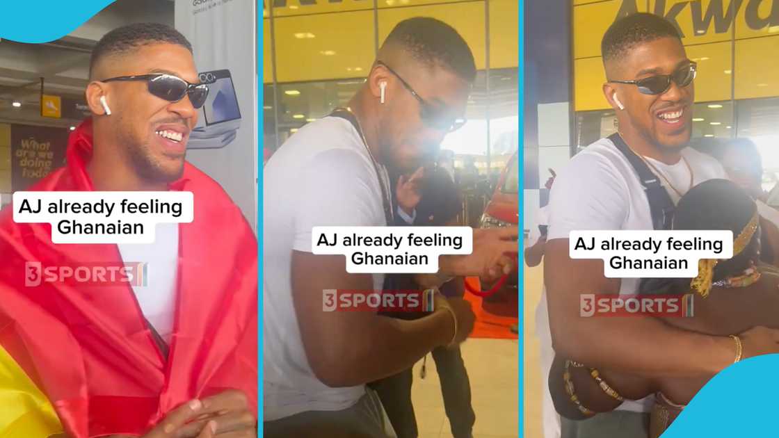 Anthony Joshua, Kotoka International Airport, Ghana, Bukom Boxing Arena, Sharaf Mahama, Battle of the Beasts.