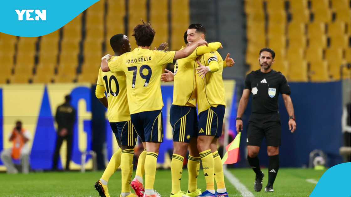 Cristiano Ronaldo, Al-Nassr, Ronaldo 500 goals, Ronaldo 500 goal breakdown, Al Hazem, Ronaldo reaches 500+ goals. Cristiano Ronaldo, Al-Nassr, Ronaldo 500 goals, Ronaldo 500 goal breakdown, Al Hazem, Ronaldo reaches 500+ goals.