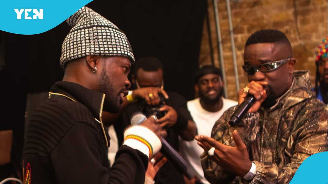 Mohammed Kudus, Fatawu Issahaku Make Stylish Appearance at Fameye's London Concert