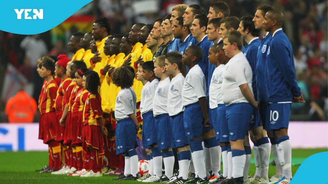 England vs Ghana, Thomas Partey, Declan Rice, World Cup 2026, Black Stars, Arsenal teammates, World Cup Group L clash, Partey misses Panama match, England players to shake Partey, Carlos Queiroz, football rivalry, Wembley Stadium.