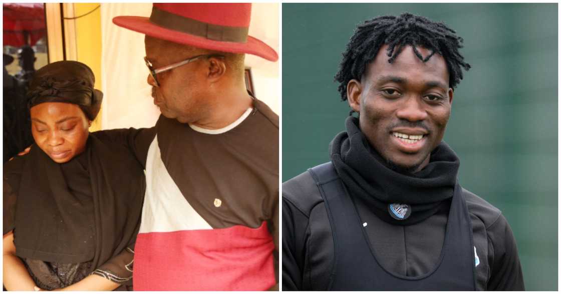 Photo of Christian Atsu and his twin sister Photo of Christian Atsu and his twin sister