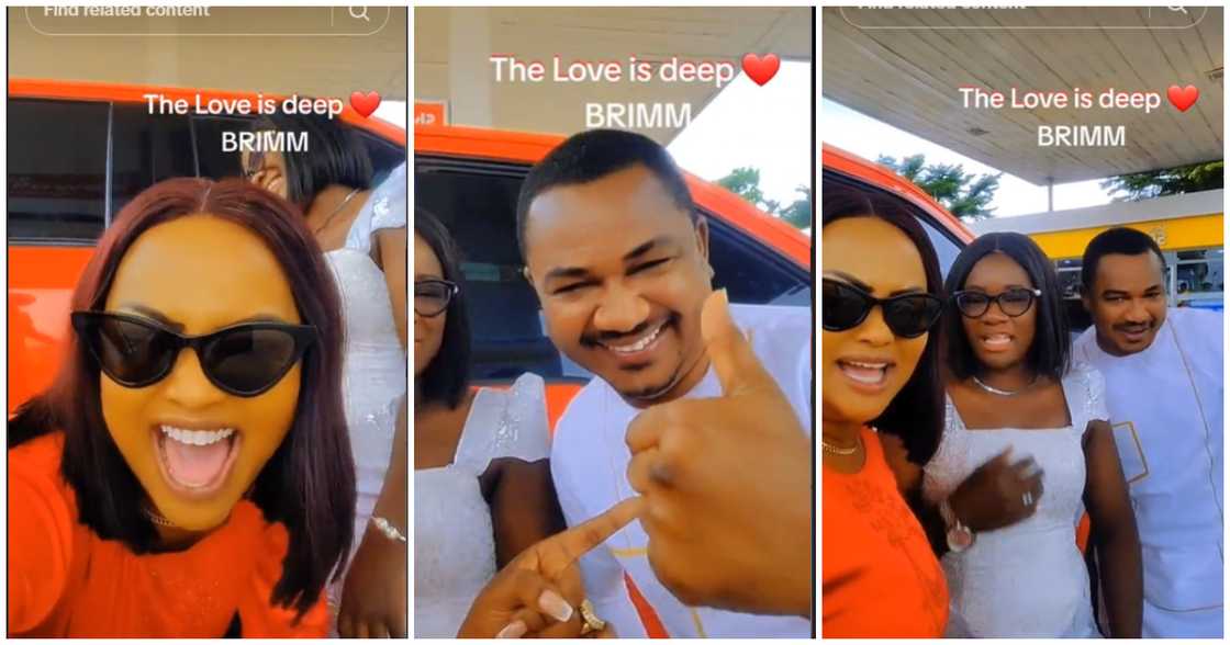 McBrown meets couple fans McBrown meets couple fans