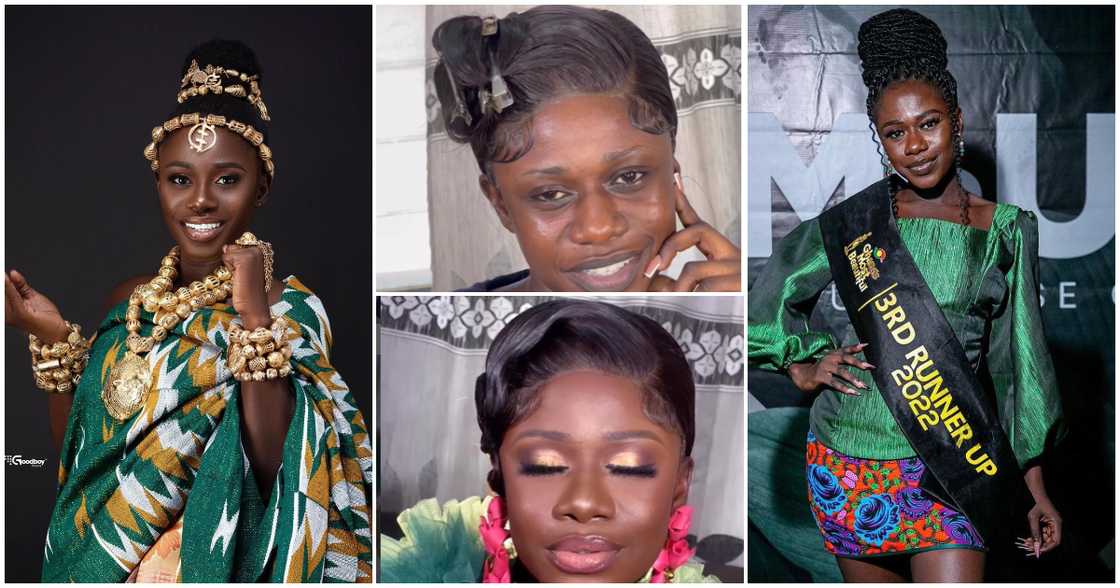 2022 Ghana's Most Beautiful Contestant Amoani Confidently Shares Her No-Makeup Video On Instagram