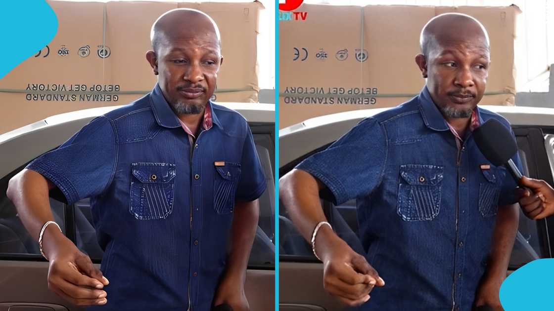 Seth Norbi, No sitting, Man not sitting, Man standing, Ghanaian man, health condition, Progressive swelling. Seth Norbi, No sitting, Man not sitting, Man standing, Ghanaian man, health condition, Progressive swelling.