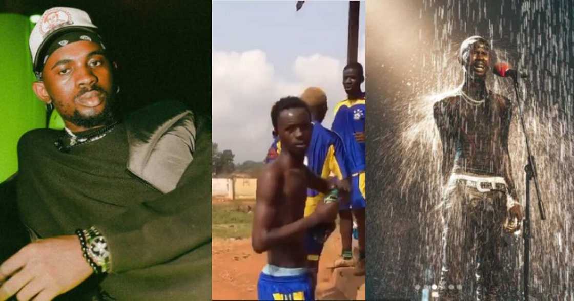 Throwback Video of Black Sherif as Struggling Footballer Pops Up; Fans Inspired Throwback Video of Black Sherif as Struggling Footballer Pops Up; Fans Inspired