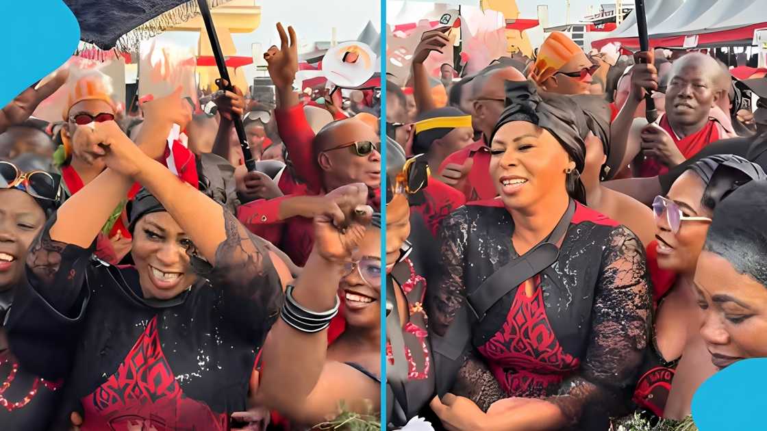 adwoa safo, adwoa safo arm injury, adwoa safo dance video, adwoa safo funeral, kwadwo safo kantanka funeral, adwoa safo sling