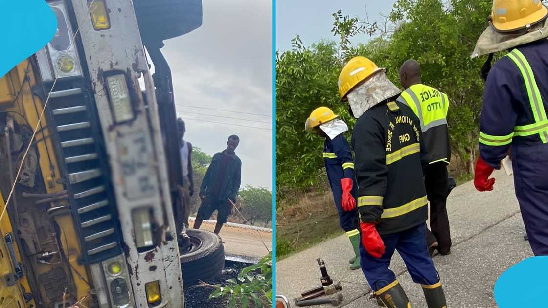 Kintampo-Tamale Highway accident, Kia Rhino collision, Bono East Region crash, Road accident April 2026, Dawadawa fatalities, Sprinter bus crash, Ghana National Fire Service response Kintampo-Tamale Highway accident, Kia Rhino collision, Bono East Region crash, Road accident April 2026, Dawadawa fatalities, Sprinter bus crash, Ghana National Fire Service response