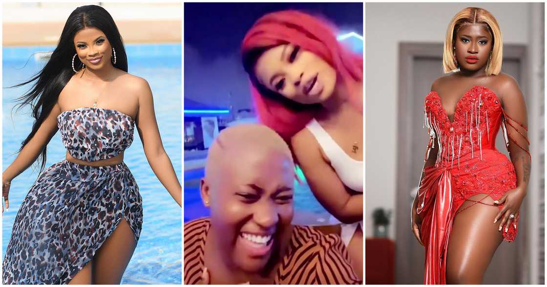 Fella Makafui and Shatta Wale's new girlfriend Elfreda