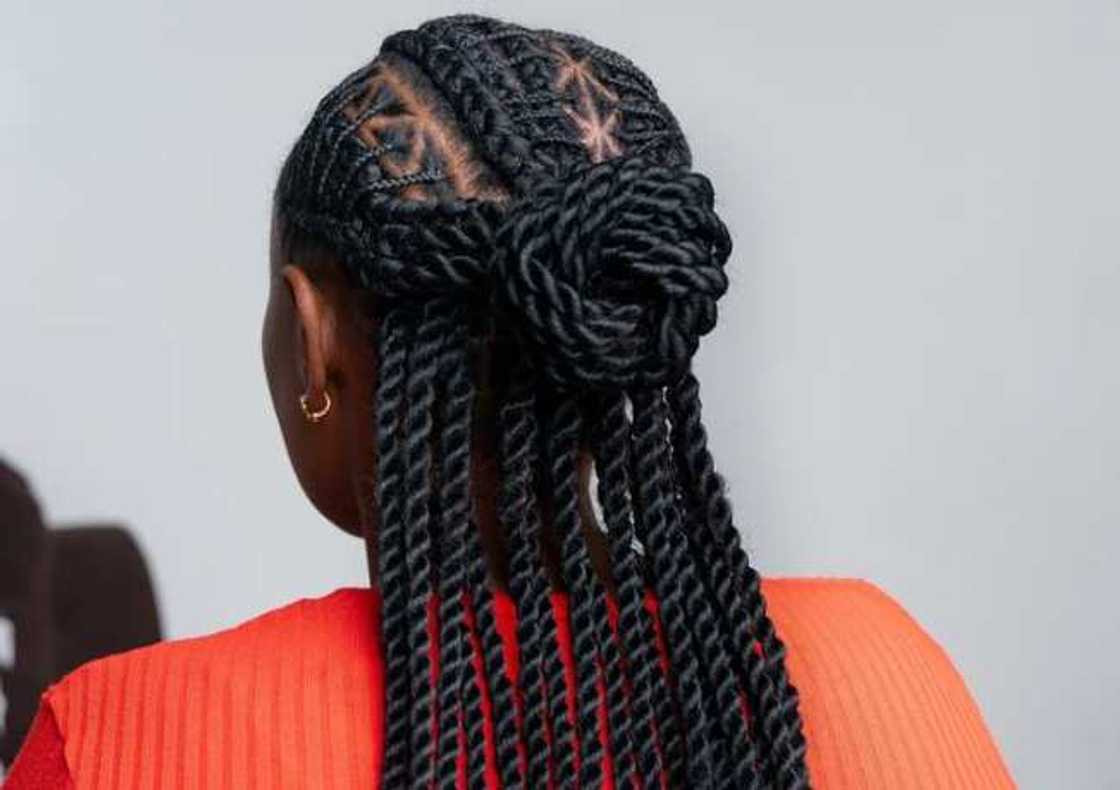 Half up half down hairstyles for black hair Half up half down hairstyles for black hair