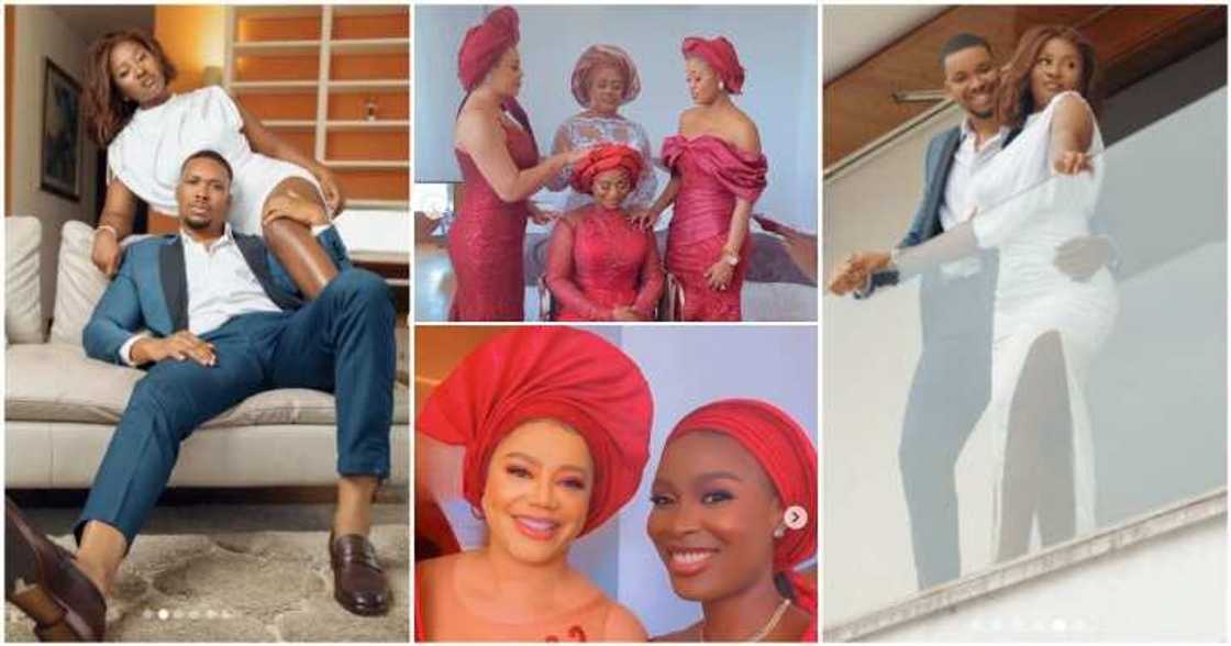 Actress Nadia Buari's sister Samera marries.