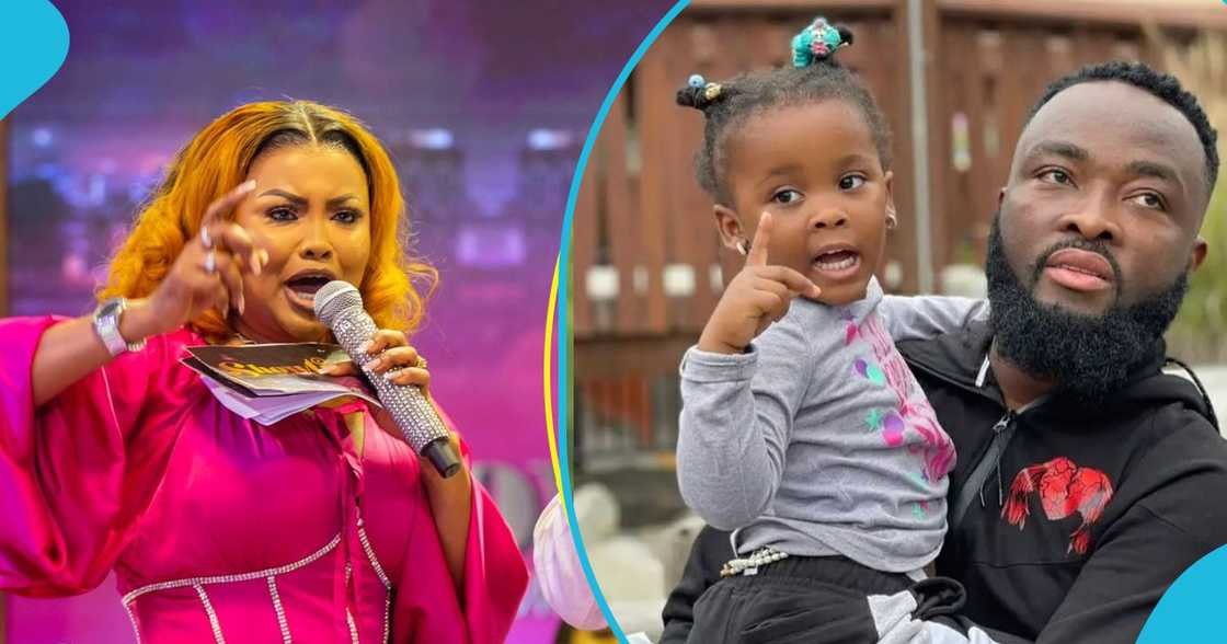 Nana Ama McBrown, Baby Maxin, Nana Ama McBrown and her husband, Nana Ama McBrown's baby, Ghana, Social media Nana Ama McBrown, Baby Maxin, Nana Ama McBrown and her husband, Nana Ama McBrown's baby, Ghana, Social media