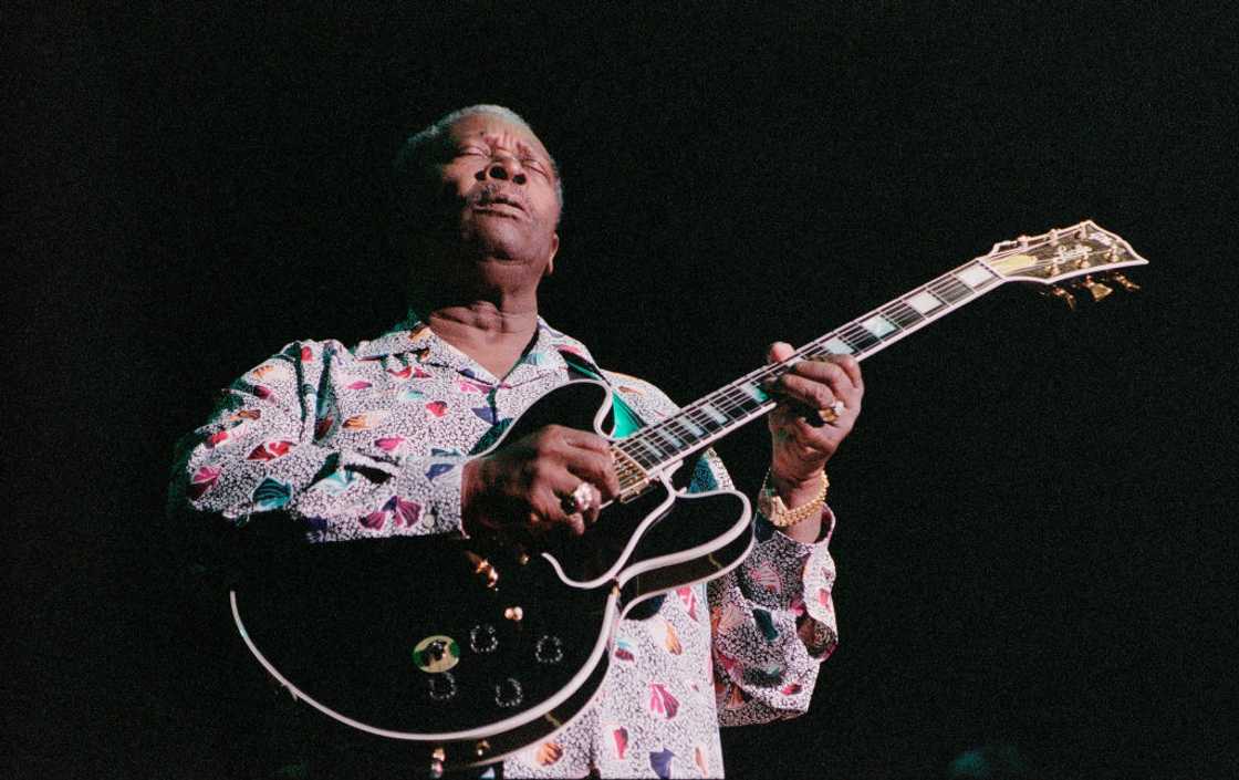 BB King performs at Royal Albert Hall in London, England. BB King performs at Royal Albert Hall in London, England.