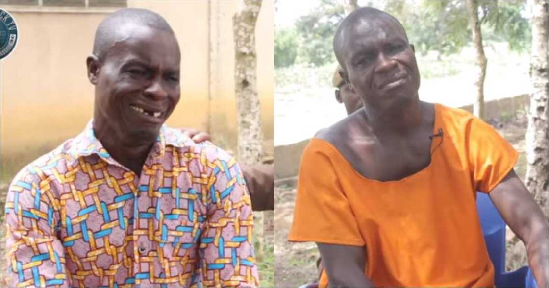 Ghanaian man in tears Ghanaian man in tears