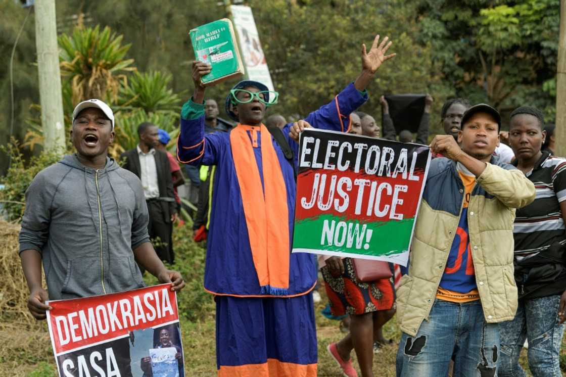Odinga and his supporters have framed the legal battle as a fight for democracy Odinga and his supporters have framed the legal battle as a fight for democracy