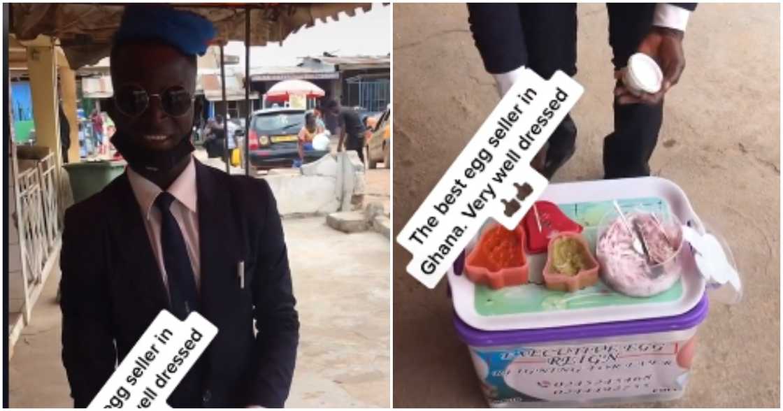 well dressed egg seller well dressed egg seller