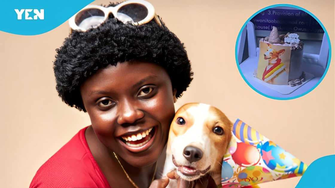 Ghanaian Lady, Anita, love, pet, birthday, lavish party, celebrate, dog