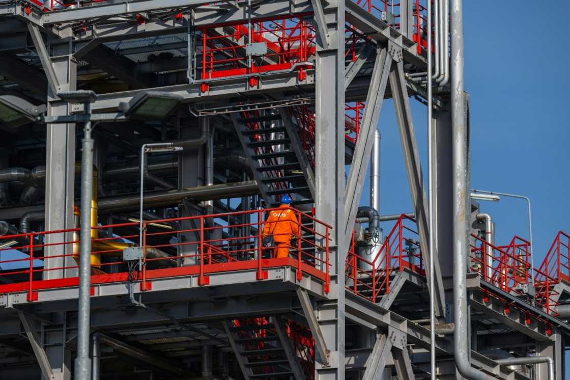 Workers are still at the refinery, but no crude oil has gone in for two months Workers are still at the refinery, but no crude oil has gone in for two months