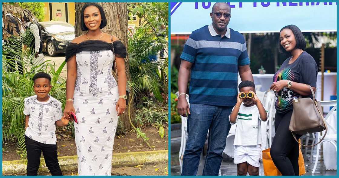 Dumelo with wife and son Dumelo with wife and son