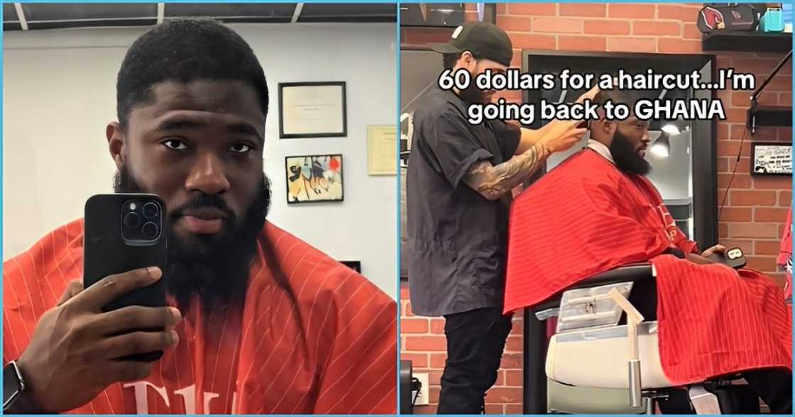 Ghana man laments cost of haircut in the US Ghana man laments cost of haircut in the US