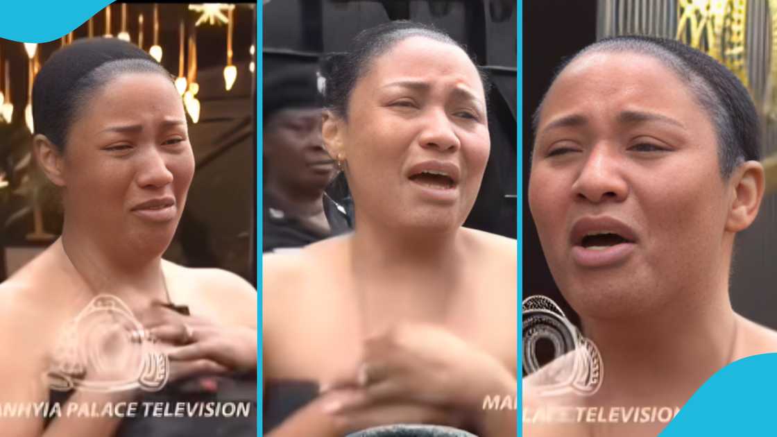 Asantehemaa's funeral, Ohemaa Afia Kobi, Caryn Agyemang Prempeh, Asantehene's daughter weeps Asantehemaa's funeral, Ohemaa Afia Kobi, Caryn Agyemang Prempeh, Asantehene's daughter weeps