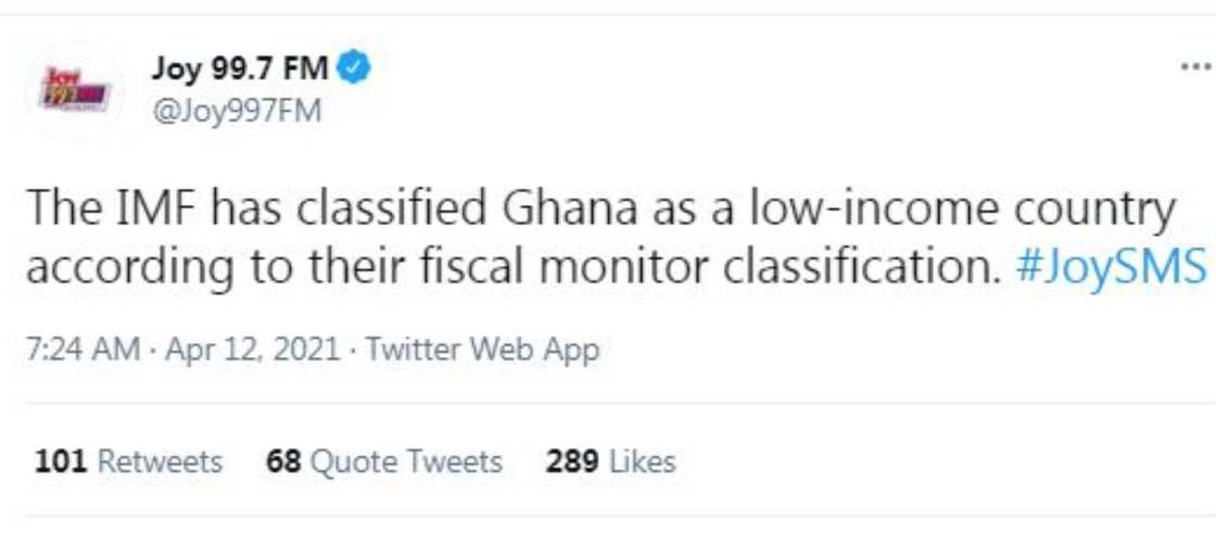Fact check: IMF has not ‘downgraded’ Ghana to low-income country status Fact check: IMF has not ‘downgraded’ Ghana to low-income country status