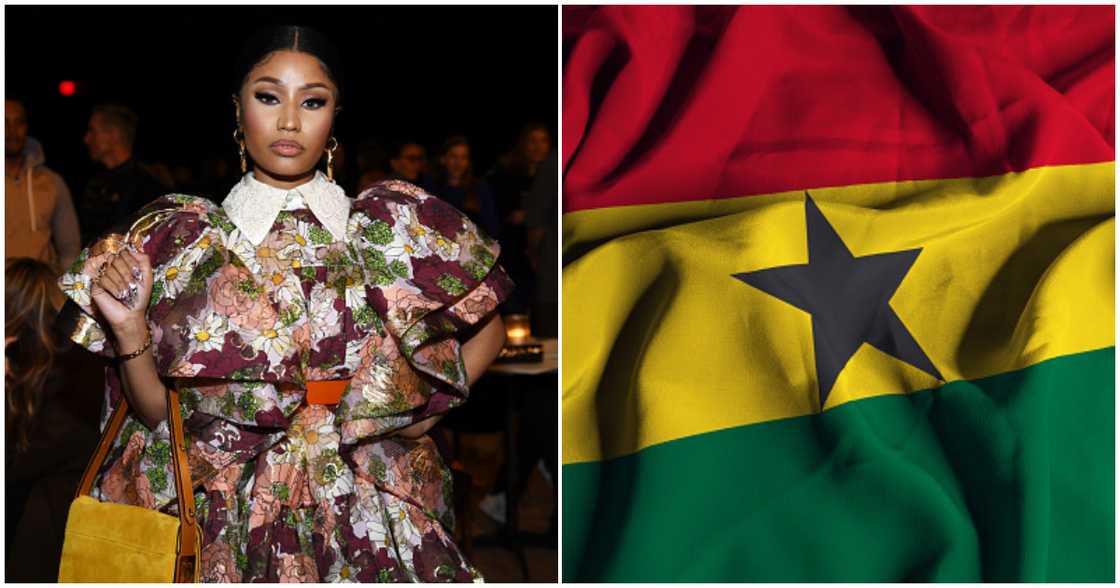 Nicki Minaj and Ghana Flag Nicki Minaj and Ghana Flag
