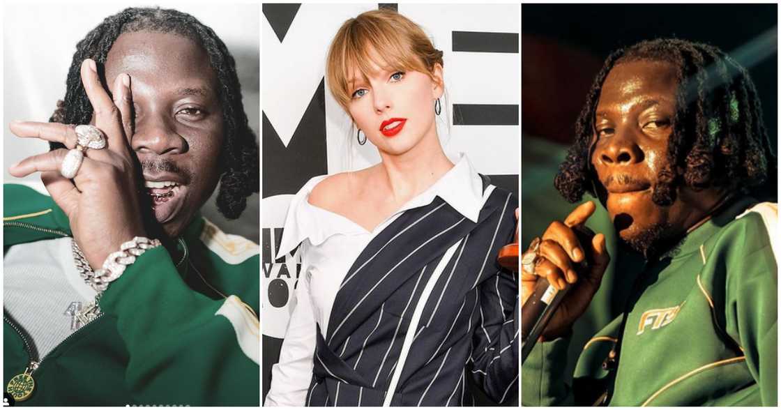 Stonebwoy meets Taylor Swift in Los Angelos Stonebwoy meets Taylor Swift in Los Angelos