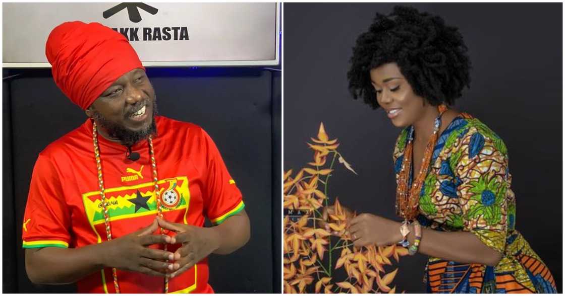 Blakk Rasta and his wife Seyram Blakk Rasta and his wife Seyram