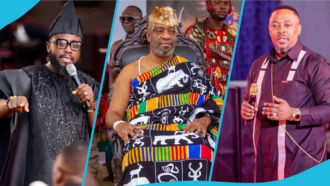 Naigel Gaisie, Ghana, Prophet Elbernard Nelson-Ushun, Ga Mantse, King, Nii Tackie, Spiritlife Revival Ministries, church, prophecy, stool, people