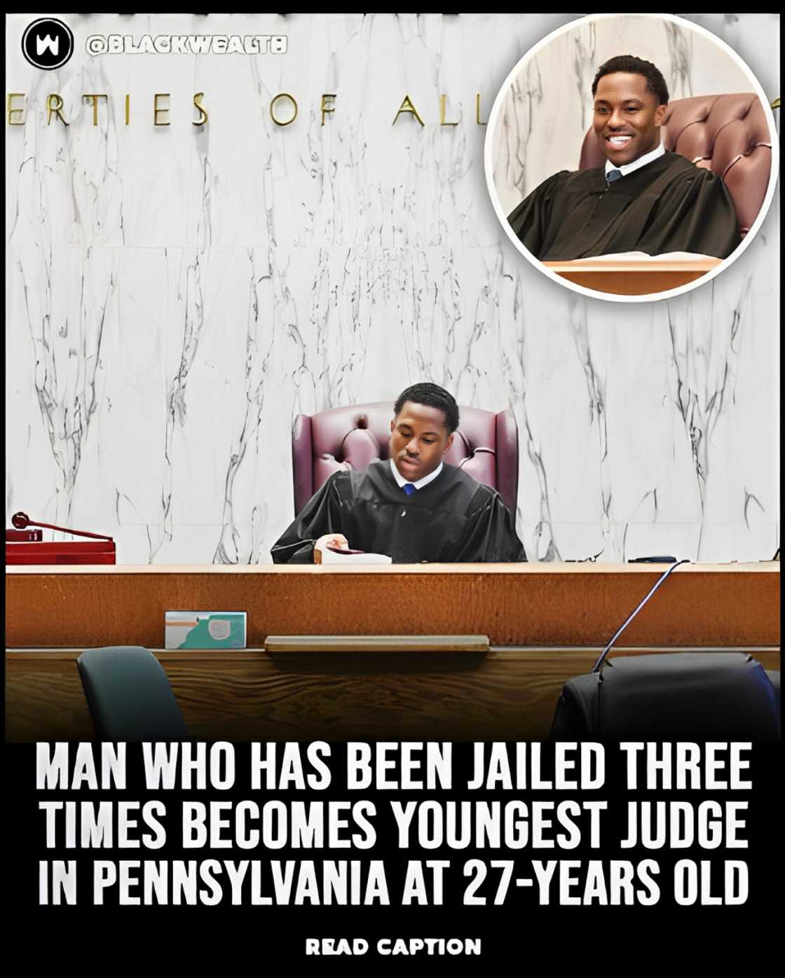 Man jailed thrice in the past becomes youngest judge in US state Man jailed thrice in the past becomes youngest judge in US state