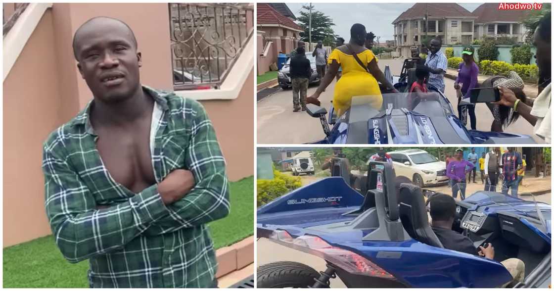 Dr Likee flaunts GH¢674k Slingshot motor