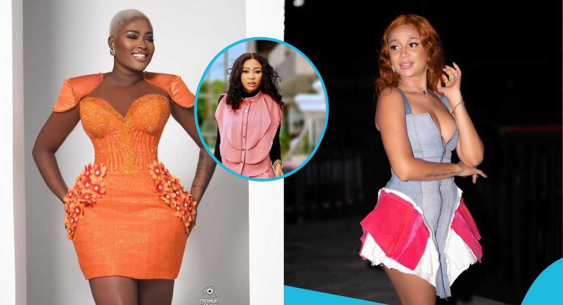 Fella Makafui and Sister Derby Fella Makafui and Sister Derby