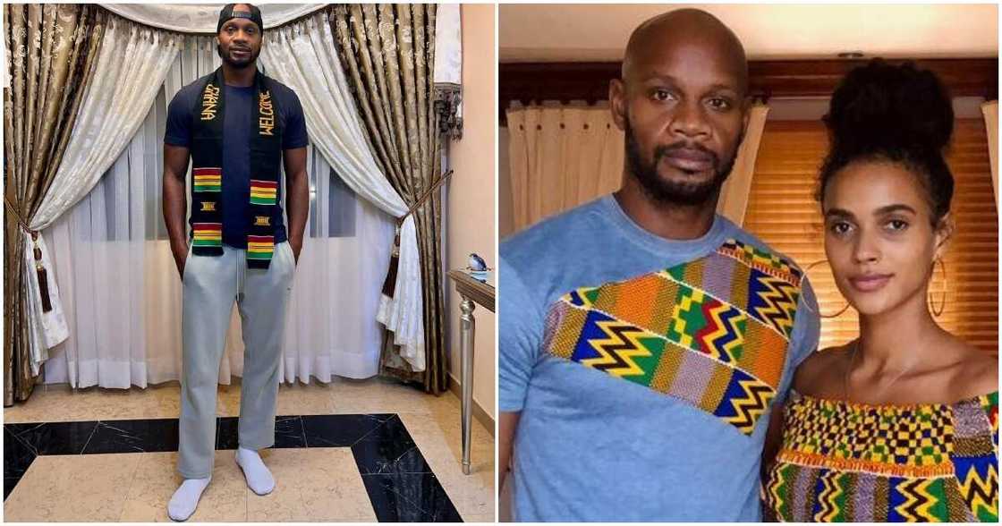Asafa Powell and his Ghanaian wife Alyshia arrived in Ghana on February 28, 2023. Asafa Powell and his Ghanaian wife Alyshia arrived in Ghana on February 28, 2023.